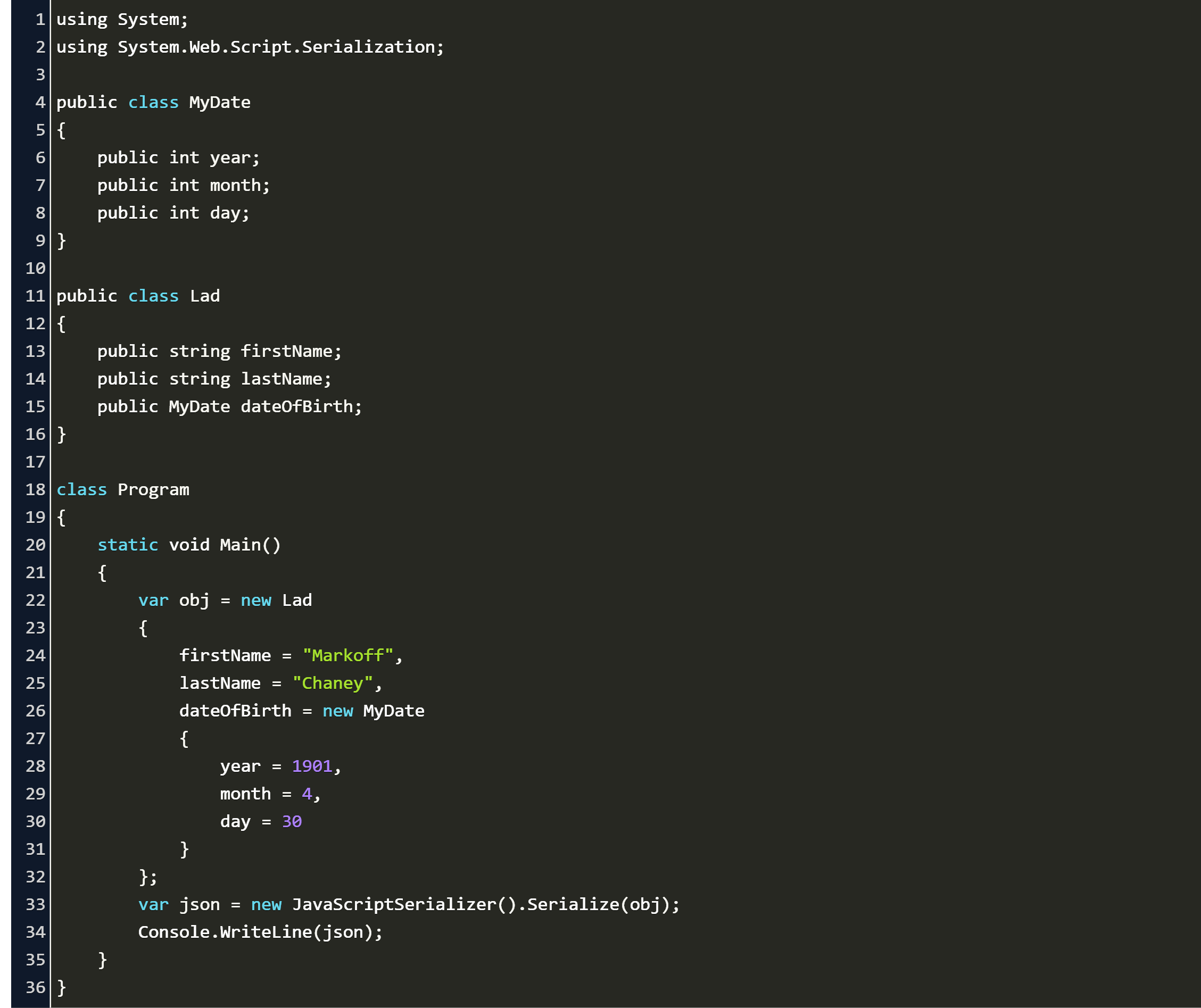 Десериализация json. Json сериализация c#. Json код. Using c# для json. Jsonproperty